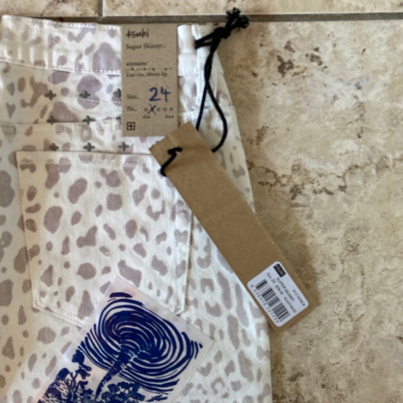 Ksubi cheetah print jeans size 24 fit slim  low rise skinny jean - Picture 8 of 9